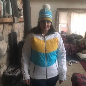 Winter jacket and matching hat